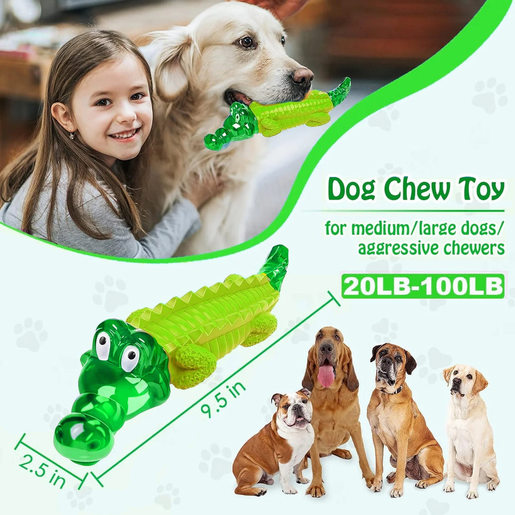 Dog Chew Toys for Aggressive Chewers Tough Dog Toys for Large Dogs Indestructible Dog Toys Heavy Duty Dog Toys for Small Medium Large Dogs Breed