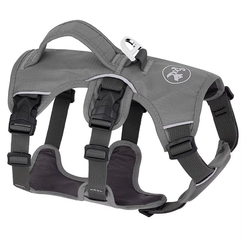 No Pull Big Dogs Harness Nylon Reflective Dog Harnesses Adjustable Waterproof Dogs Mesh Vest with Handle for Small Large Dogs