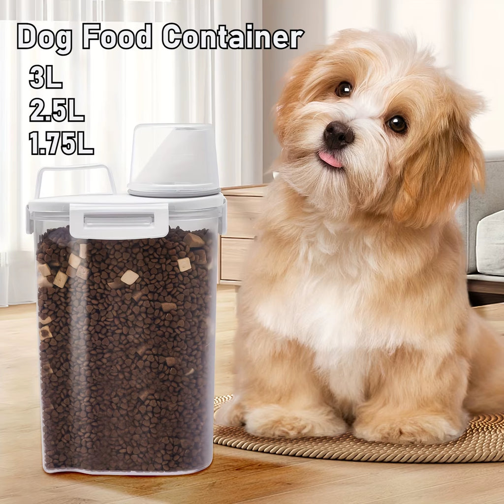 Dog Food Container Sealed Dog Food Storage Box with Lid - Moisture & Leak-Proof, Ideal for Dog Food, Cat Food, Pet Snacks