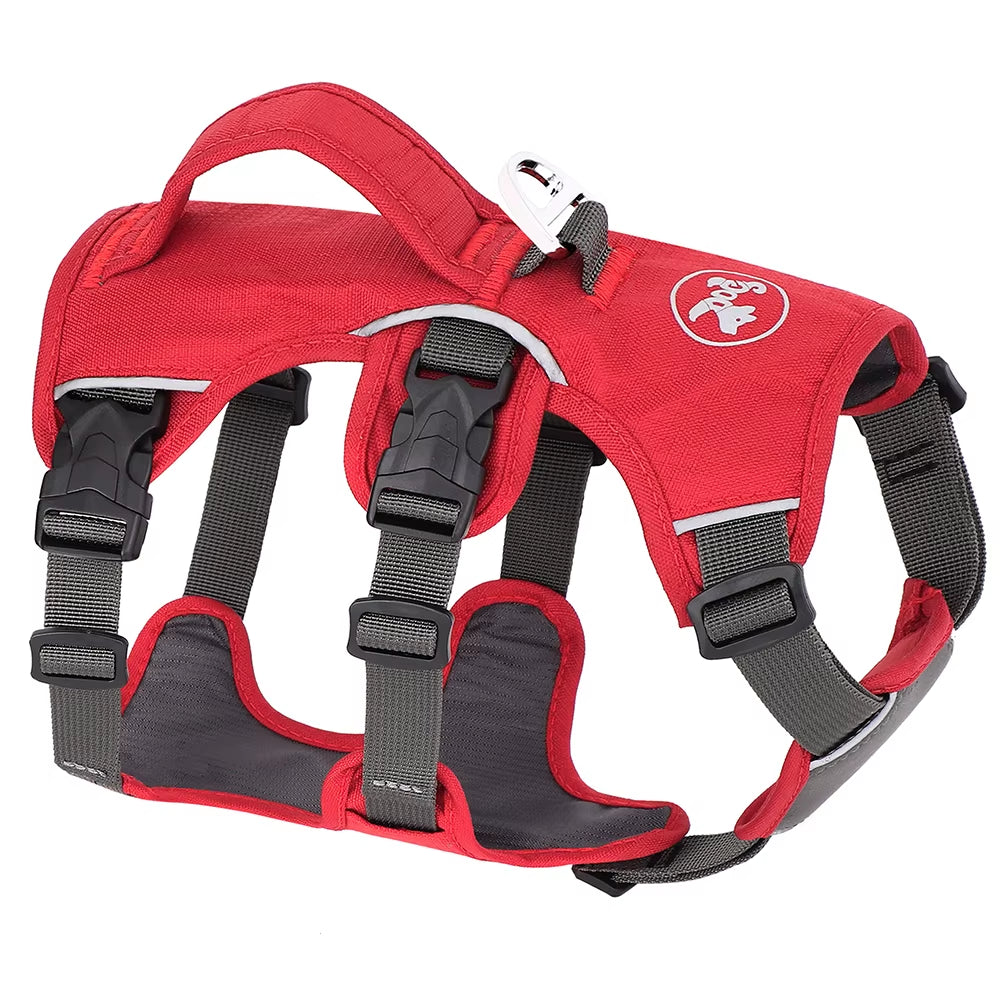 No Pull Big Dogs Harness Nylon Reflective Dog Harnesses Adjustable Waterproof Dogs Mesh Vest with Handle for Small Large Dogs