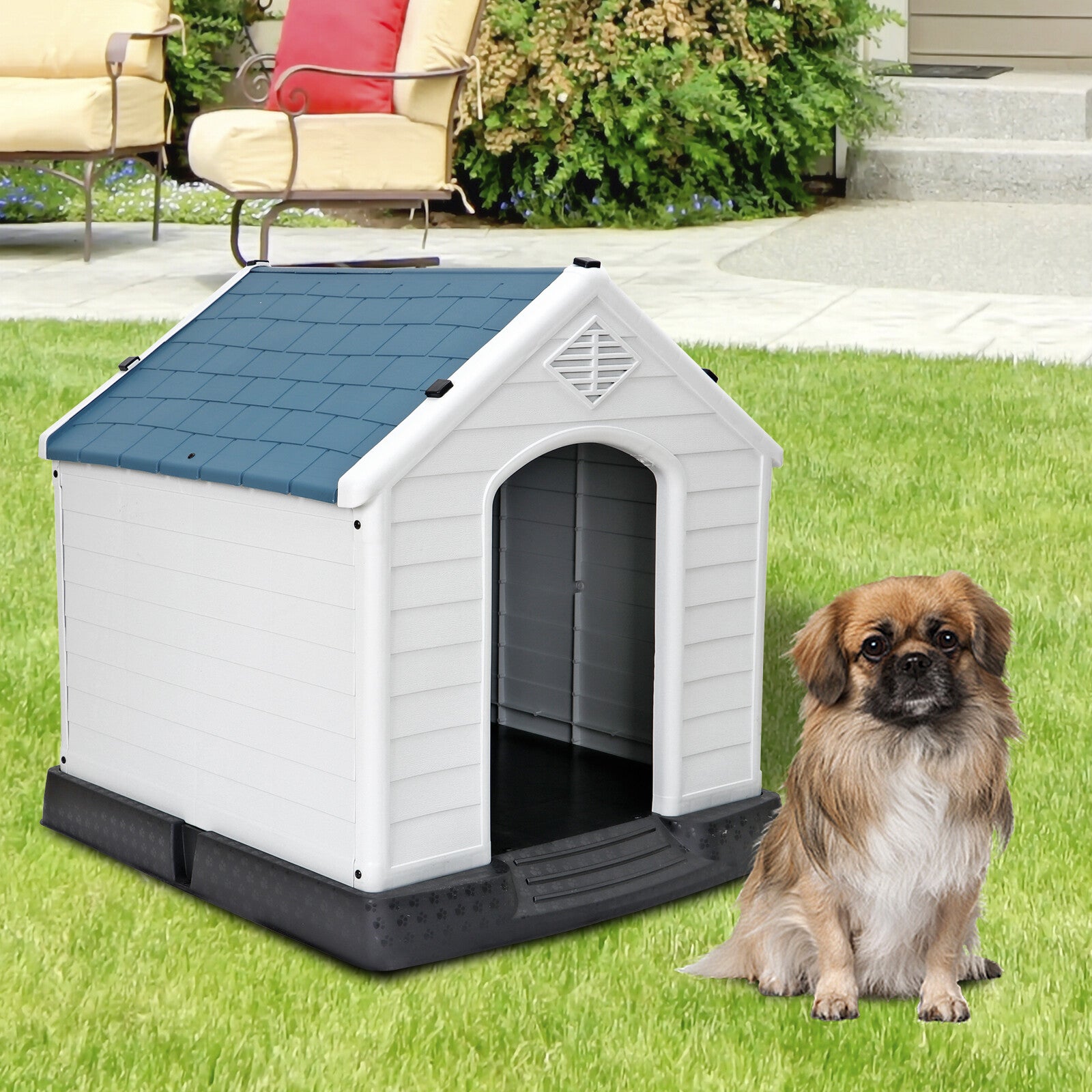 Dog House Water Resistant Dog House for Small to Medium Sized Outdoor