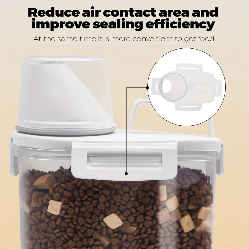 Dog Food Container Sealed Dog Food Storage Box with Lid - Moisture & Leak-Proof, Ideal for Dog Food, Cat Food, Pet Snacks