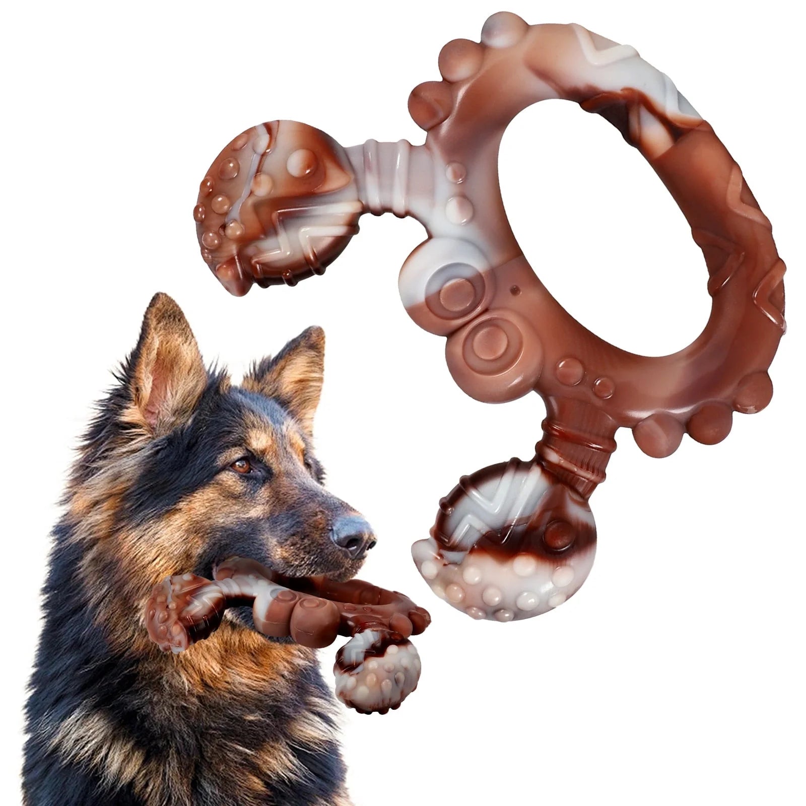 Dog Toys for Aggressive Chewers Dog Toy Interactive Dog Toys for Large Dog Chew Toys for Aggressive Chewers,Dinosam Indestructible Dog Toy for Medium Large Dogs