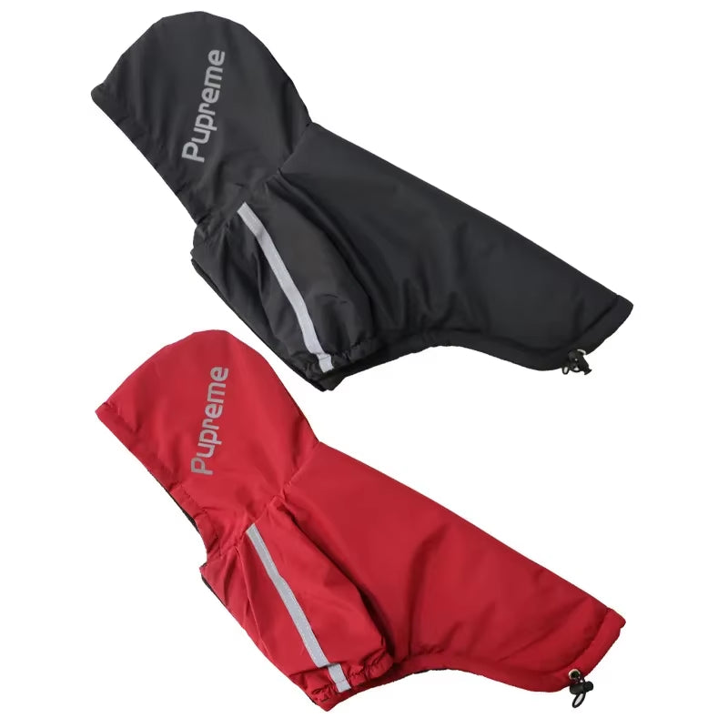 Winter Dog Clothes Warm Fleece Pet Dogs Jacket Reflective Waterproof for Small Medium Dogs Chihuahua French Bulldog Coat Pug