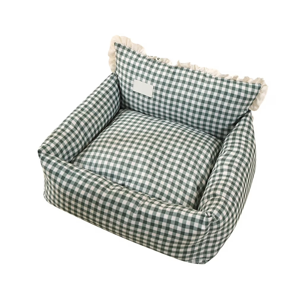 Durability Pet Sofa Washable Dog Couch Dog Couch Corduroys Fleece Dog Bed for Pet Easy Removable Cover