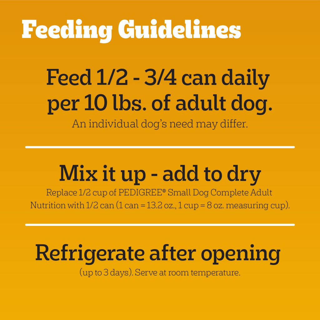 Pedigree Small Dog Tender Bites in Gravy, Chicken & Vegetable Flavor Canned Wet