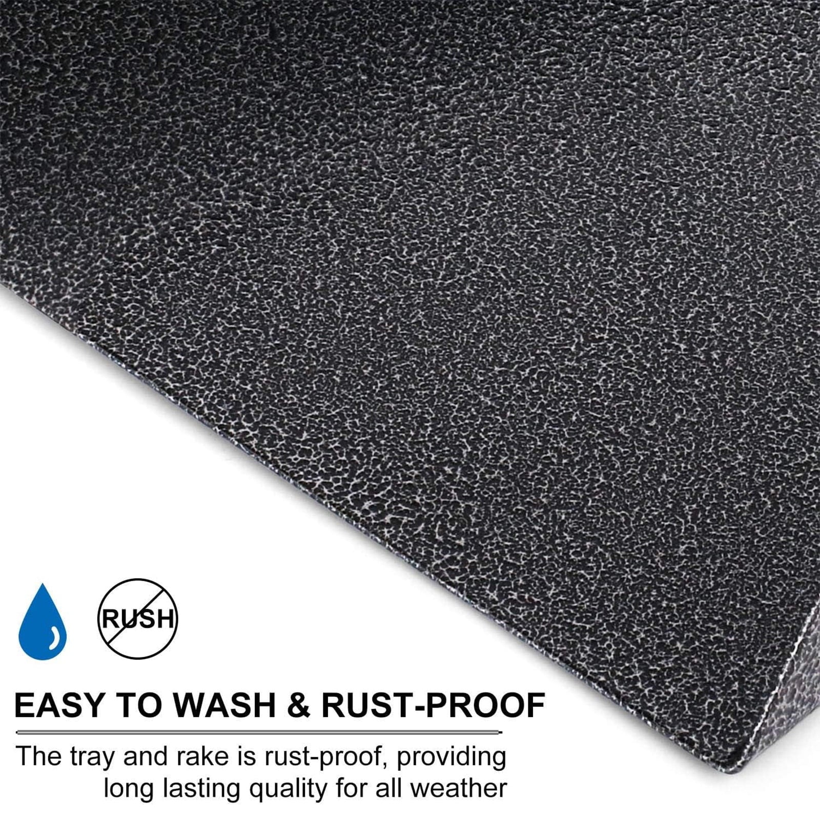 Pet Pooper Scooper, Height Adjustable Dog Poop Scoop Removal Picker with Long Handle Extra Large Tray - Easy to Wash