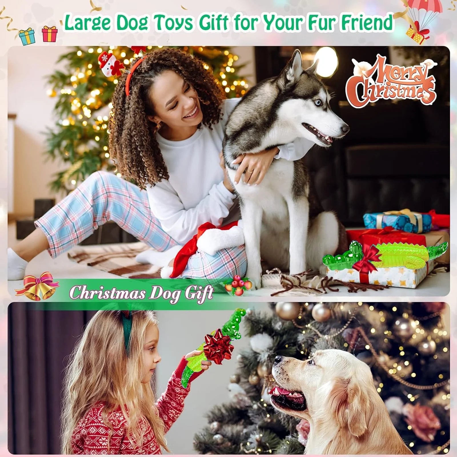 Dog Chew Toys for Aggressive Chewers Tough Dog Toys for Large Dogs Indestructible Dog Toys Heavy Duty Dog Toys for Small Medium Large Dogs Breed